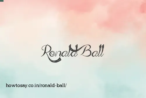 Ronald Ball