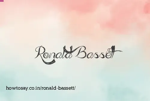 Ronald Bassett