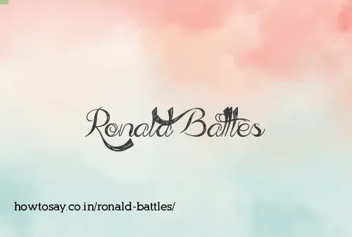 Ronald Battles