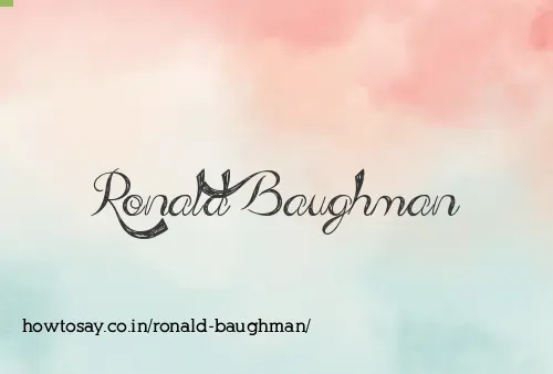 Ronald Baughman