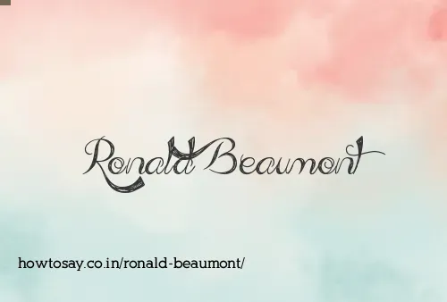 Ronald Beaumont