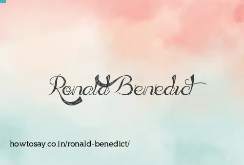 Ronald Benedict