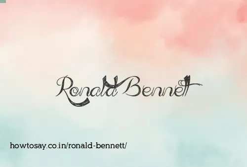 Ronald Bennett