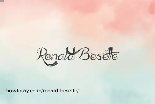 Ronald Besette