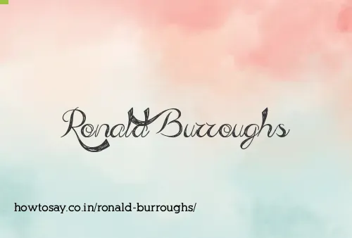 Ronald Burroughs