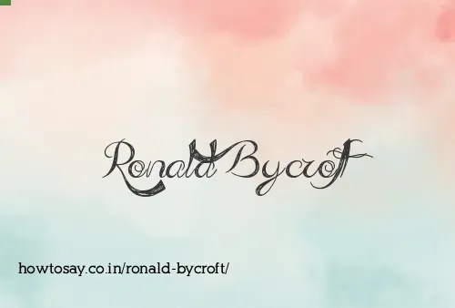 Ronald Bycroft