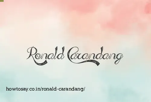 Ronald Carandang