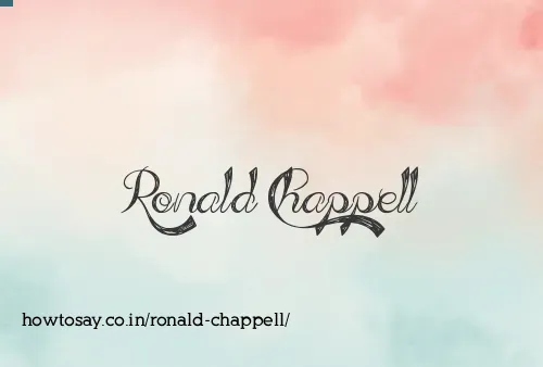 Ronald Chappell