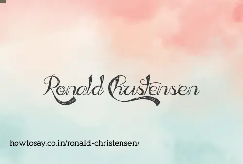 Ronald Christensen