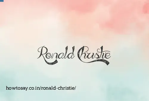 Ronald Christie
