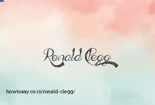 Ronald Clegg