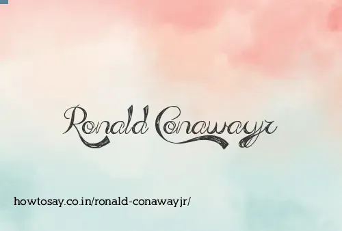 Ronald Conawayjr