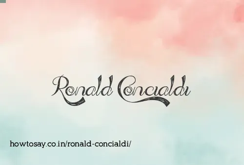 Ronald Concialdi