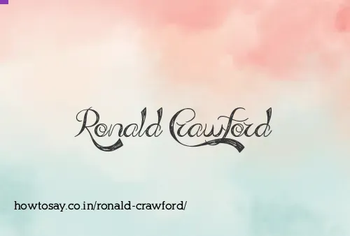 Ronald Crawford