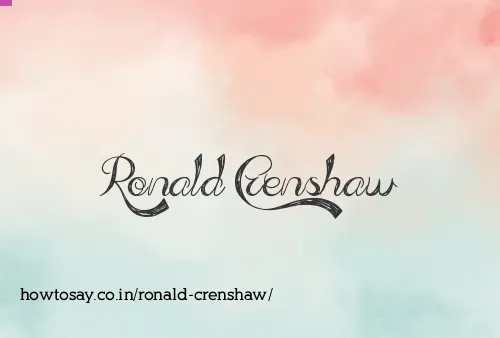 Ronald Crenshaw
