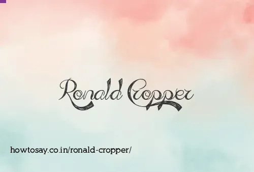 Ronald Cropper