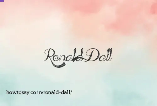 Ronald Dall