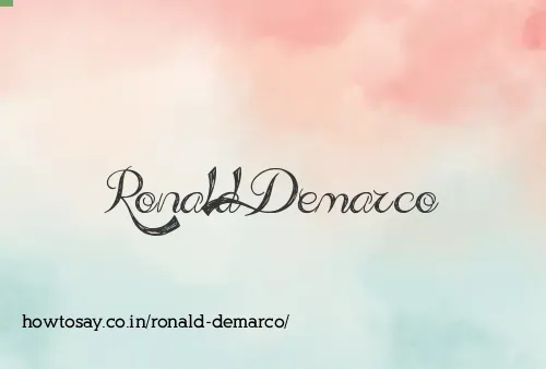 Ronald Demarco