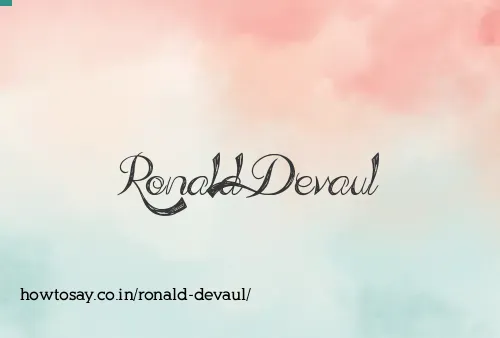 Ronald Devaul
