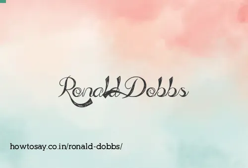 Ronald Dobbs