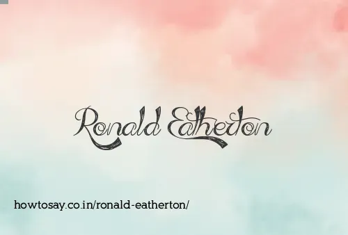 Ronald Eatherton