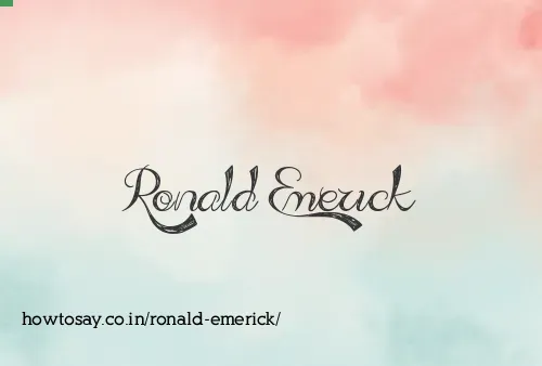Ronald Emerick