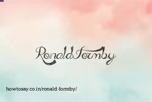 Ronald Formby