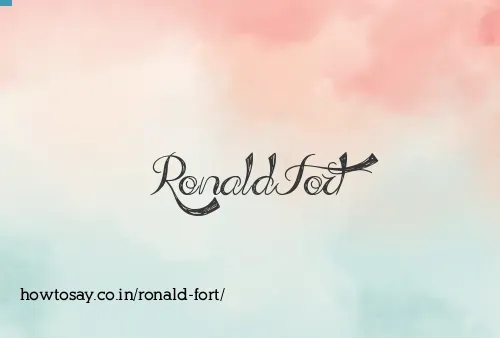 Ronald Fort