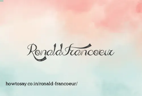 Ronald Francoeur