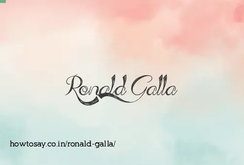 Ronald Galla