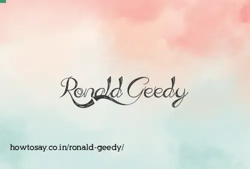 Ronald Geedy