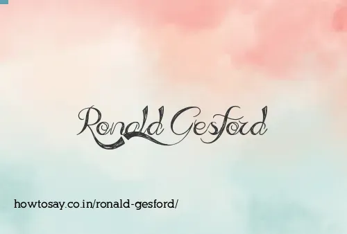 Ronald Gesford