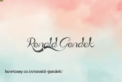 Ronald Gondek