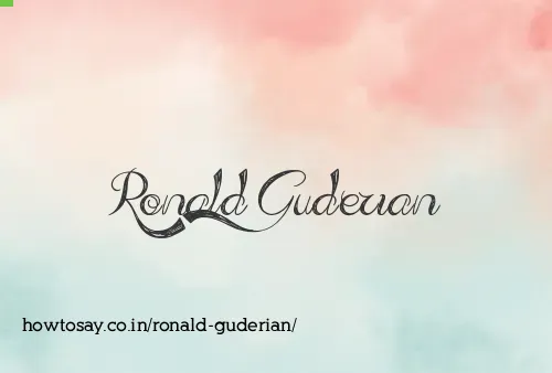 Ronald Guderian
