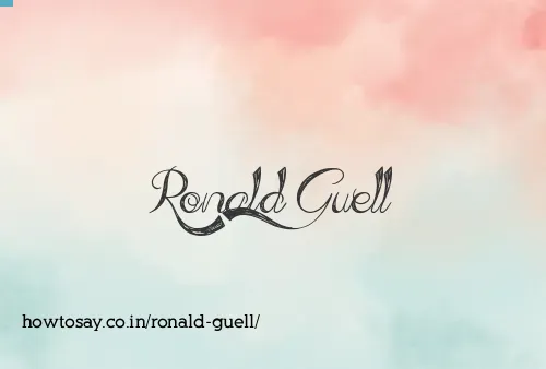 Ronald Guell