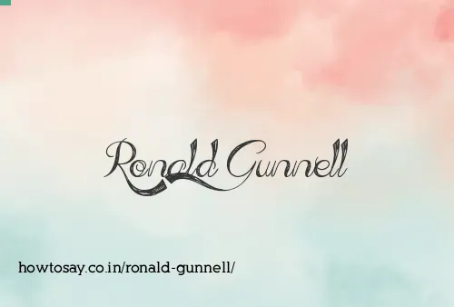 Ronald Gunnell