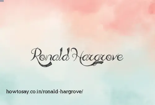 Ronald Hargrove