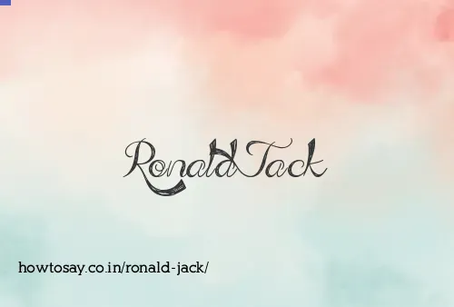 Ronald Jack
