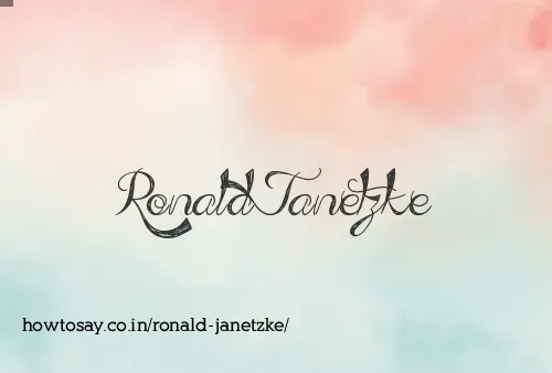 Ronald Janetzke