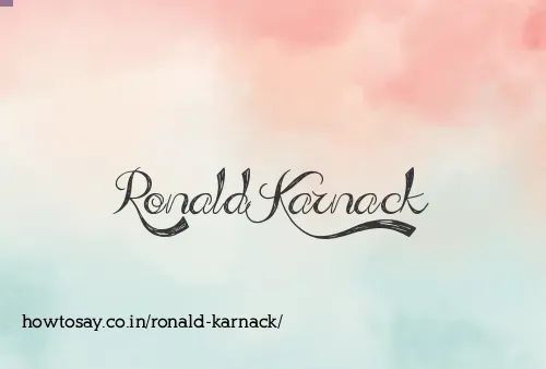 Ronald Karnack