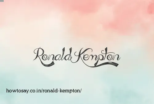 Ronald Kempton