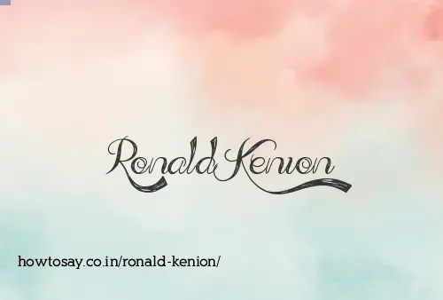 Ronald Kenion
