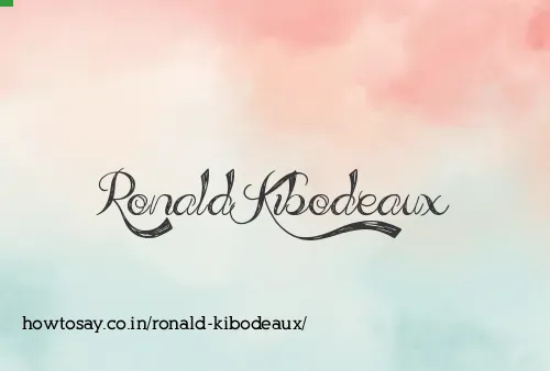 Ronald Kibodeaux