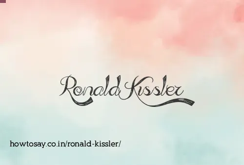 Ronald Kissler