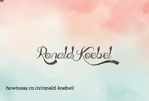 Ronald Koebel