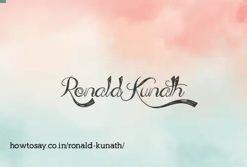 Ronald Kunath