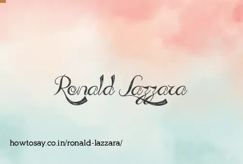 Ronald Lazzara