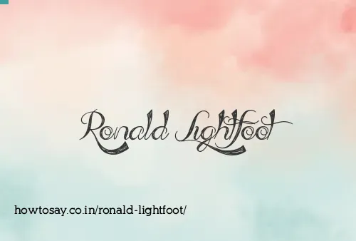 Ronald Lightfoot