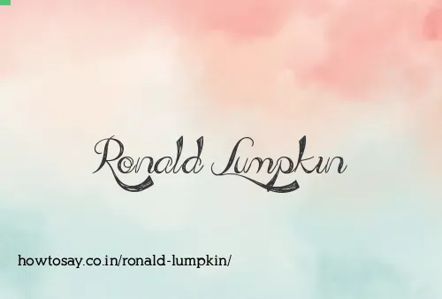 Ronald Lumpkin