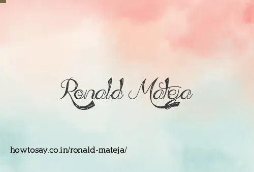 Ronald Mateja